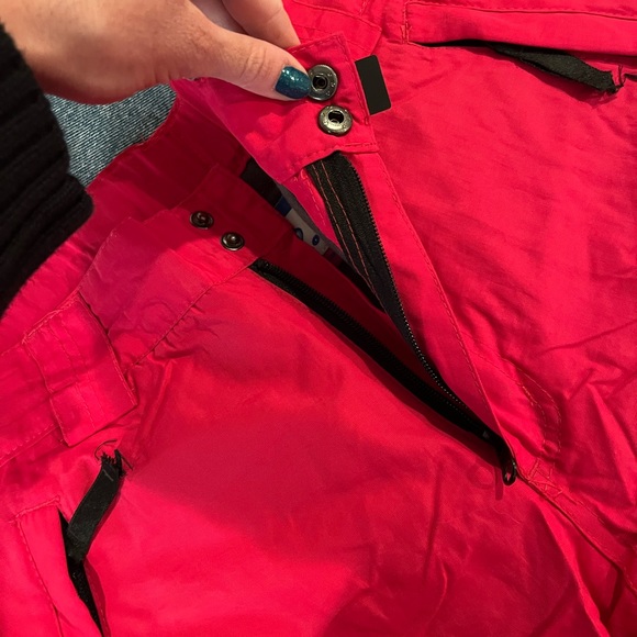 Hot pink ski pants size medium - Picture 5 of 9